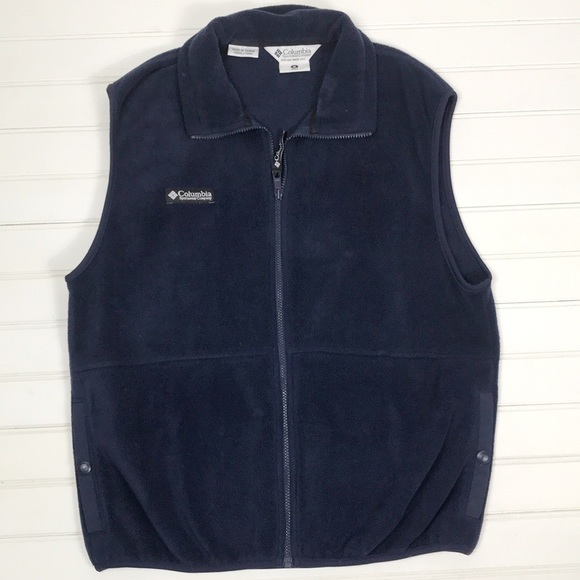 Columbia Other - Columbia Navy Fleece Vest Size Medium